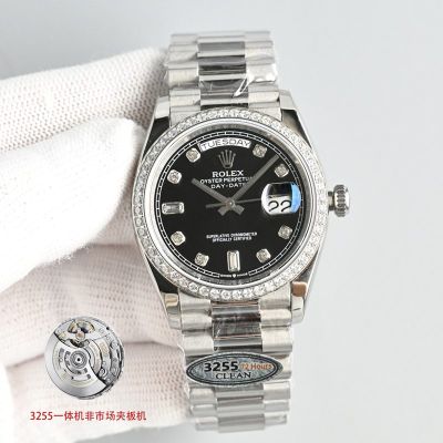 Rolex Daydate 3255 Movement 904L Steel 36mm 5L27K422 Watch